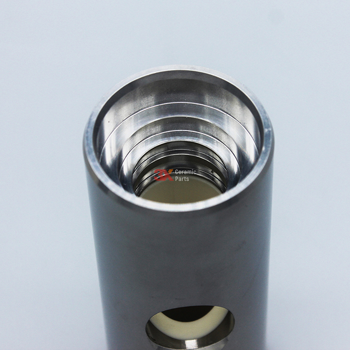 Ceramic Liner Cylinder  with 316 SS outshell