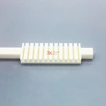 Custom Machined Alumina Ceramic Parts  Grooved