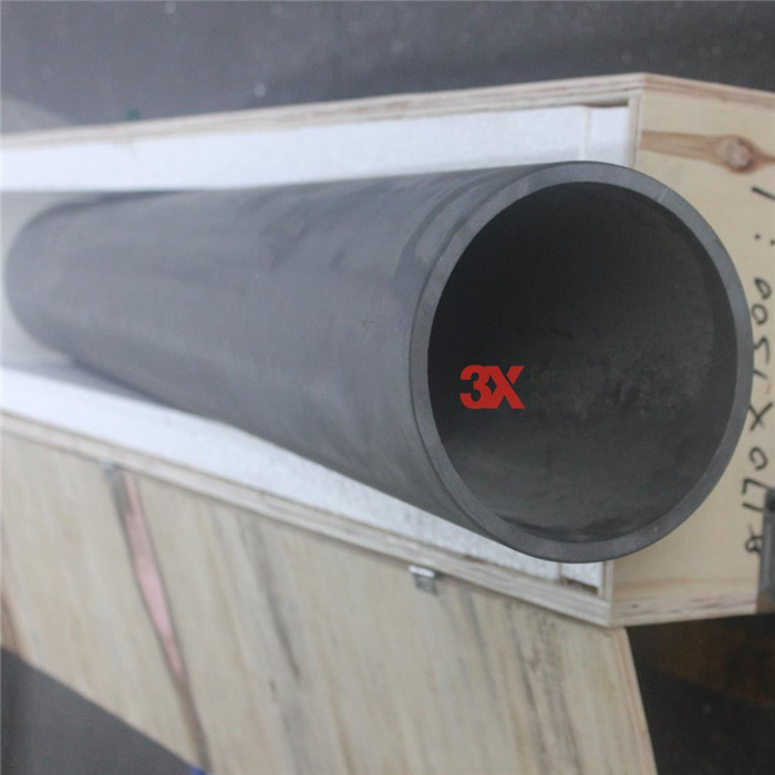 Large Diameter Silicon Carbide SiC Furnace Tube Pipe